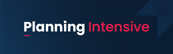 Planning intensive - EDM Banner Planning intensive - EDM Banner